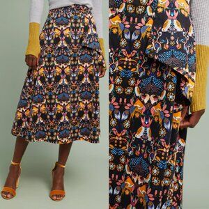 Anthro Folk Printed Skirt